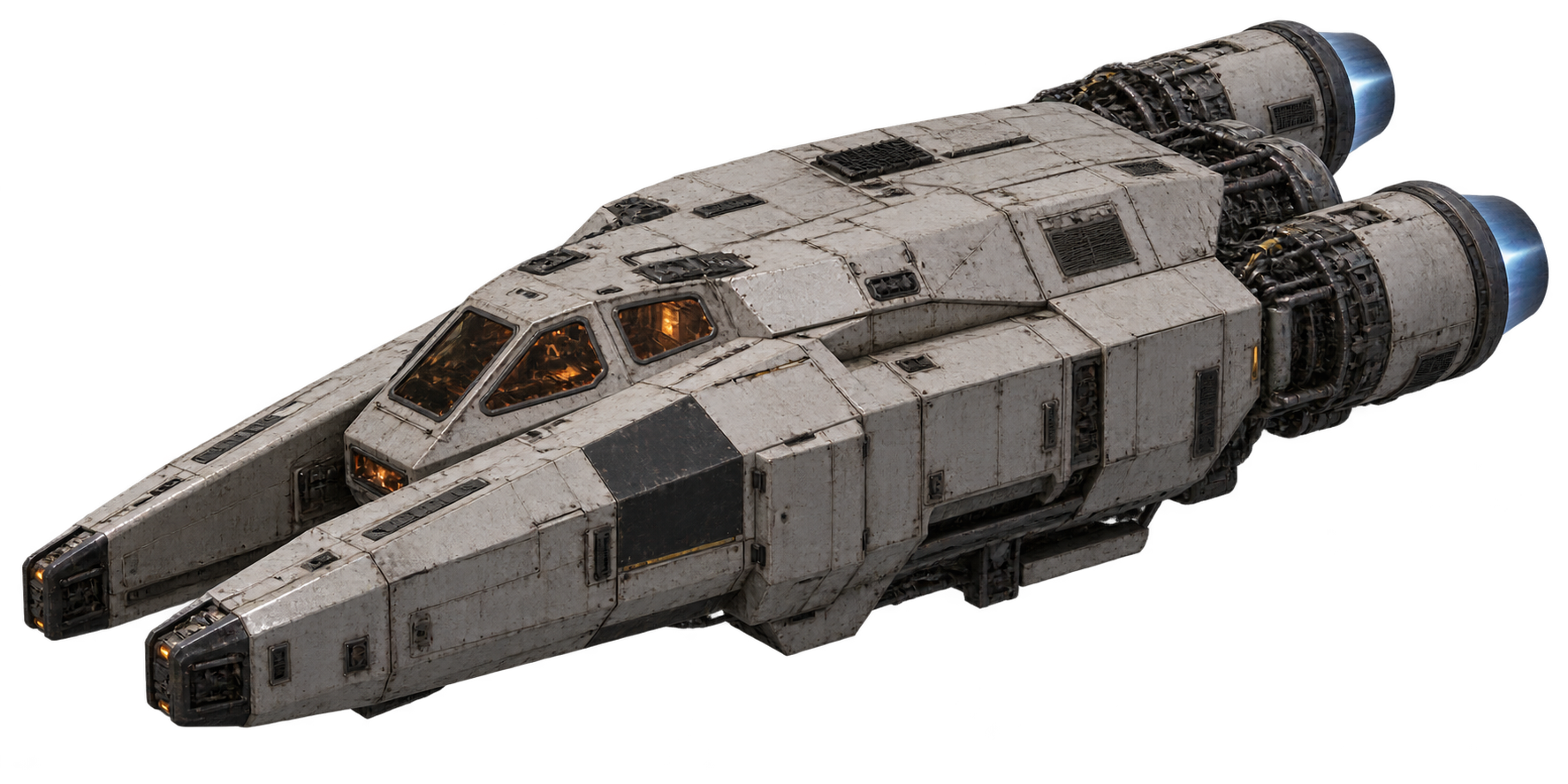 Knight-inspired industrial shuttle